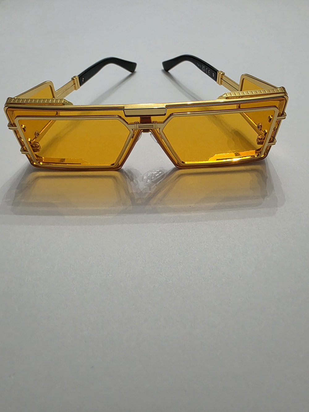 Yellow Geometric Fashion Sunglasses - Women Accessories